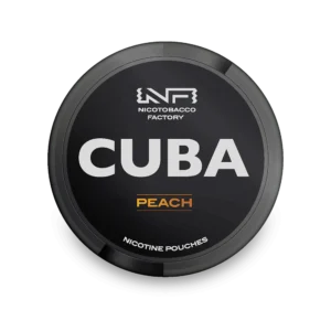 Cuba Black Peach 43mg Nicotine Pouches