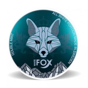 white-fox-double-mint White Fox Double Mint Strong Nicotine Pouches