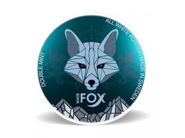 white-fox-double-mint White Fox Double Mint Strong Nicotine Pouches